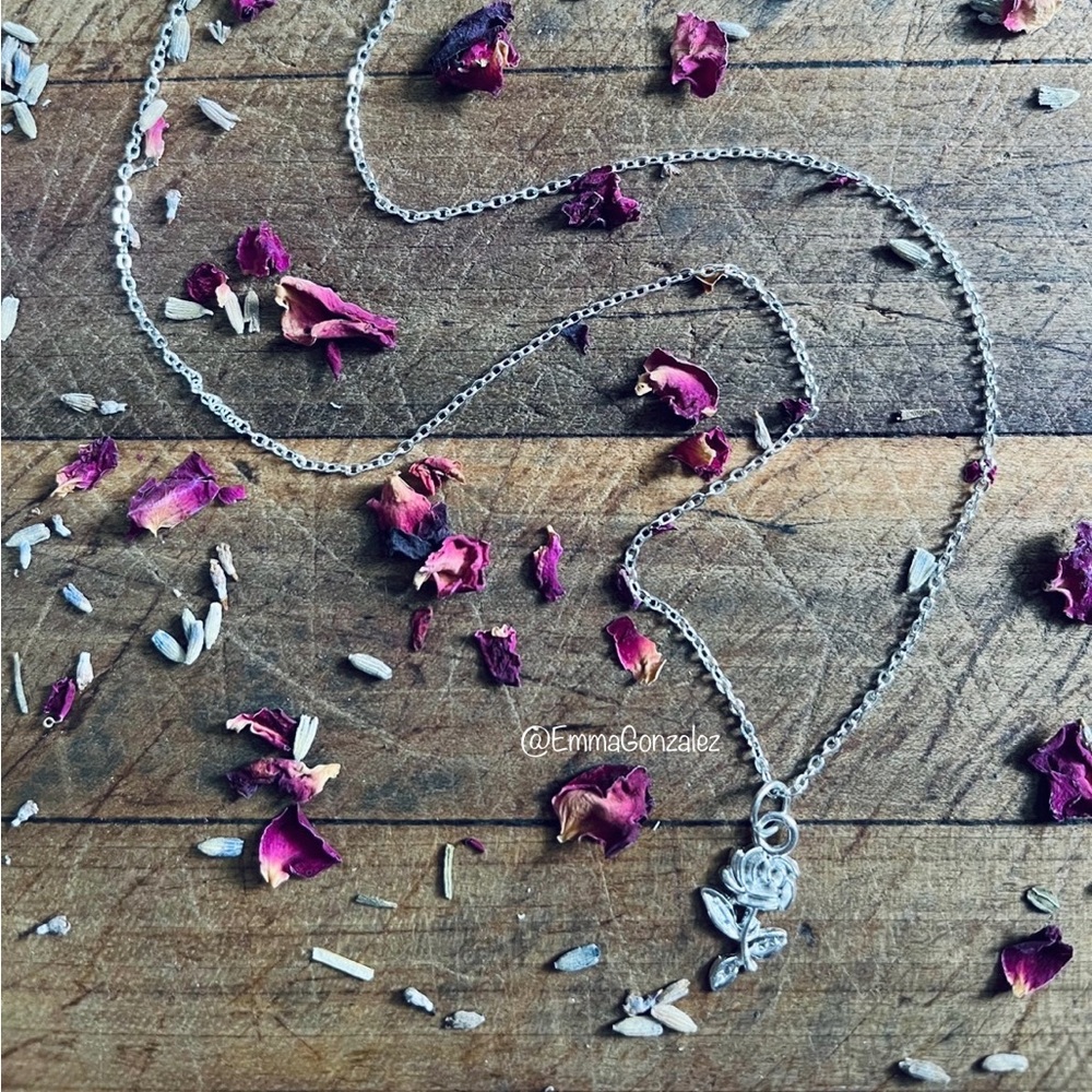 Floral Flower Rose Necklace